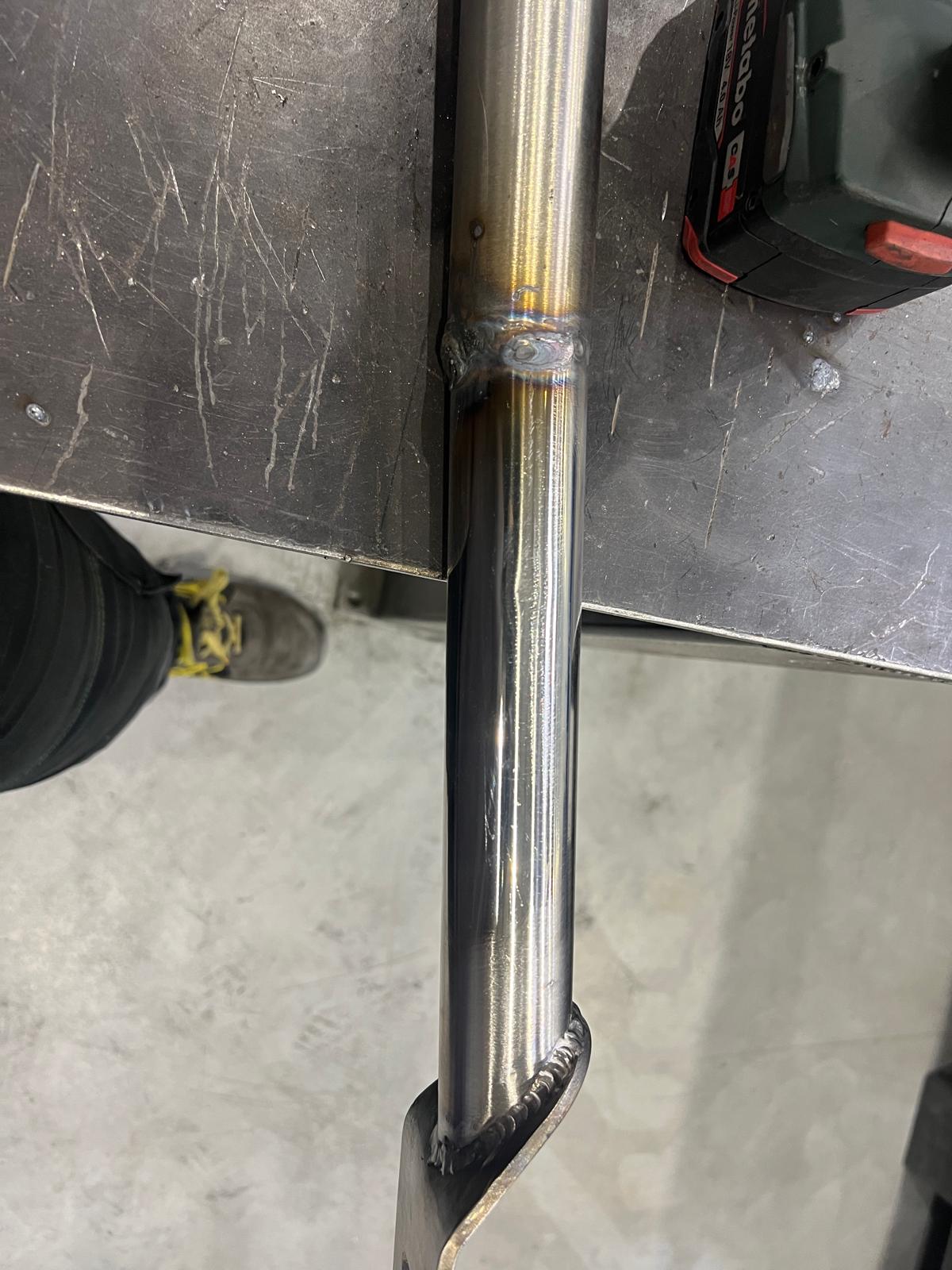 Trabajo de soldadura industrial
